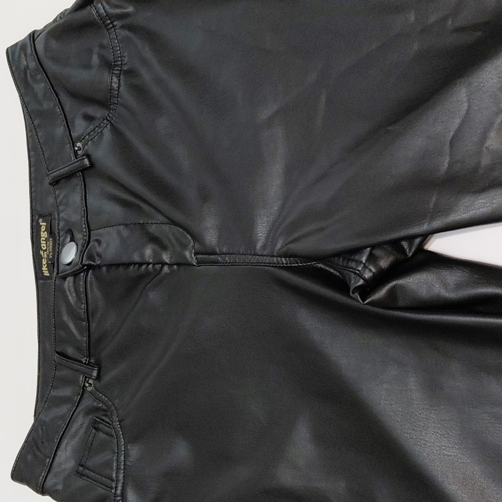 LIKE an ANGEL Women's Black Leather Pants Size Large